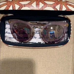 Stella & Dot Wesley Blush Sunglasses